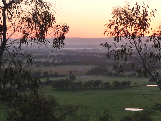 ovens valley. sunsetJPG